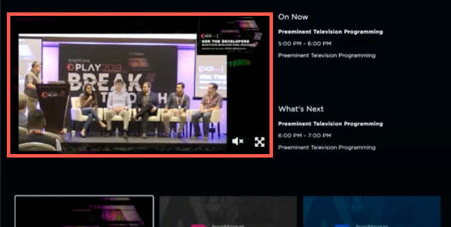 live preview